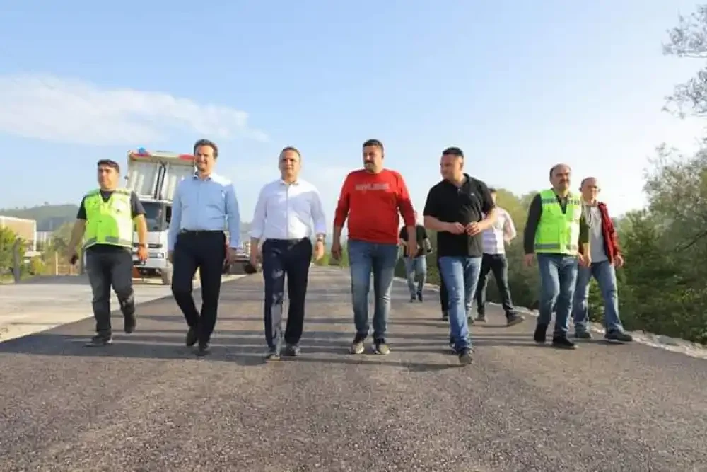 Fatsa Organize Sanayi yolu konforlu asfaltına kavuşuyor